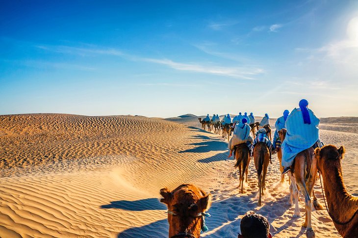 tunisia-travel-guide-inspirational-ideas-planning-trip-tunisia-camel-caraval-sahara